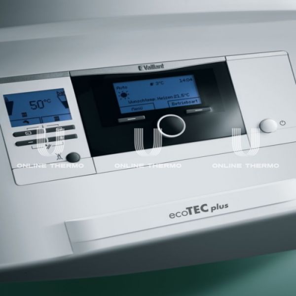 Настенный газовый конденсационный котел Vaillant ecoTEC plus VU INT IV 486/5-5 H 0010021532, одноконтурный, закрытая камера, 48 кВт