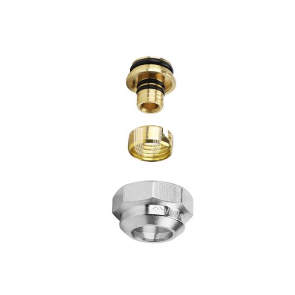 Резьбозажимное соединение (фитинг евроконус) Varmega VM09203, 3/4"EK для труб PE-X, PE-RT 16х2.2 мм