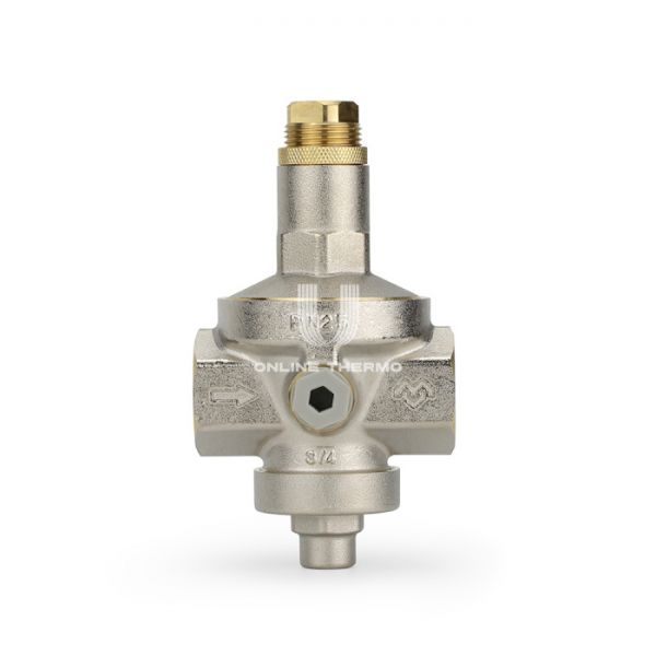 Редуктор давления Varmega VM12802, 3/4", PN25, мембранный, с присоединением к манометру