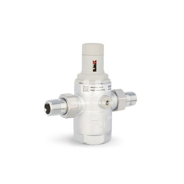 Редуктор давления Varmega VM12901, 1/2", PN25, мембранный, с разборными соединениями