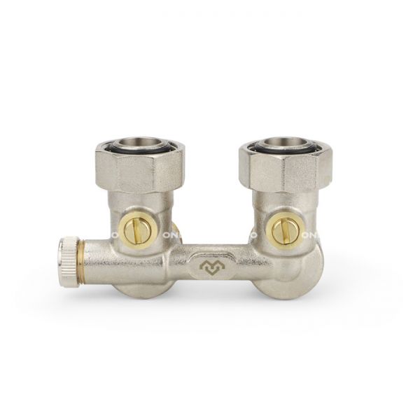 Узел нижнего подключения Varmega VM13801 3/4"EKх3/4"EK НР-ВР, угловой, для однотрубных систем