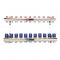 Коллекторная группа для отопления Varmega VM15811 ВР 1", на 11 контуров 3/4" EK, латунь