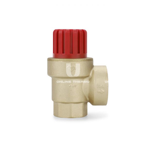 Клапан предохранительный (сбросной) Varmega VM16654 1×1 1/4" ВР, 3 бар, мембранный, латунь