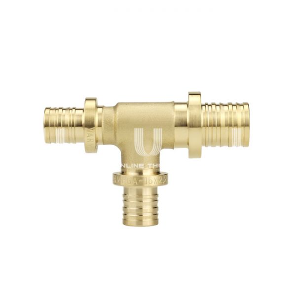 Тройник переходной Varmega Slide-fit VM50561, 25x16x25 мм, аксиальный, латунь