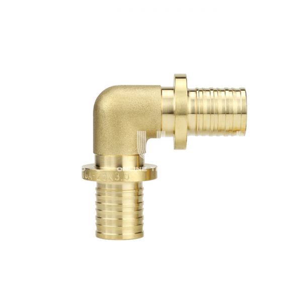 Угольник (угол) 90° равносторонний Varmega Slide-fit VM50813, 25 мм, аксиальный, латунь