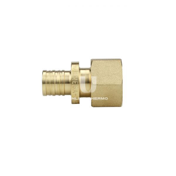 Муфта переходная (переходник) с внутренней резьбой Varmega Slide-fit VM51316, 25х3/4", латунная, аксиальная