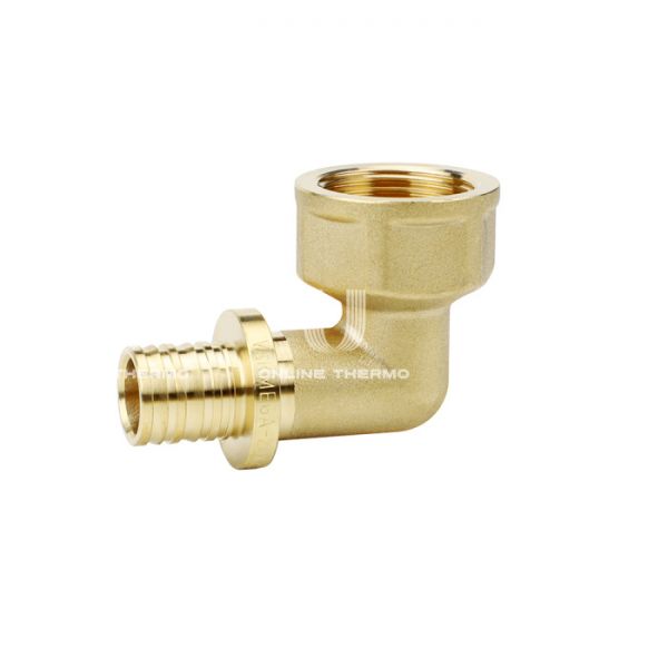 Угольник (угол) 90° с внутренней резьбой Varmega Slide-fit VM51514, 20x3/4", аксиальный