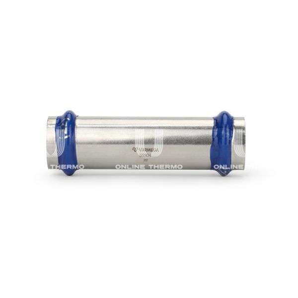 Муфта двухраструбная Varmega Inox Press надвижная VM703001818, 18?18 мм