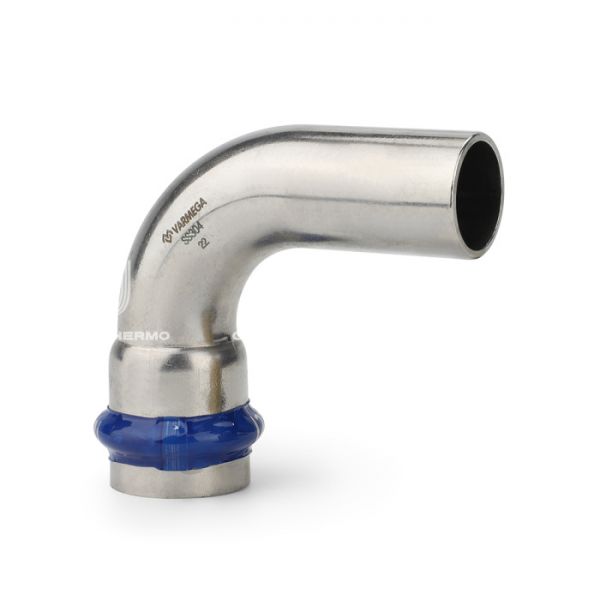 Угольник 90° однораструбный Varmega Inox Press VM711002828, 28?28a мм