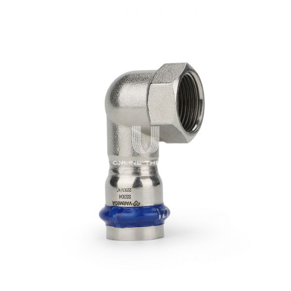 Угольник раструбный Varmega Inox Press с внутренней резьбой VM714002805, 28?3/4"