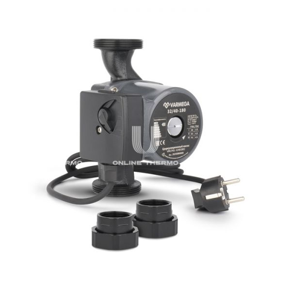 Насос циркуляционный Varmega VMCP01 Basic 32/40 180, VMCP01-32401802, с гайками