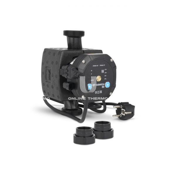 Насос энергоэффективный Varmega VMCP03 2E 25/40 180, VMCP03-25401803, с гайками и термоизоляцией