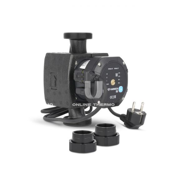 Насос энергоэффективный Varmega VMCP03 2E 32/80 180, VMCP03-32801803, с гайками и термоизоляцией