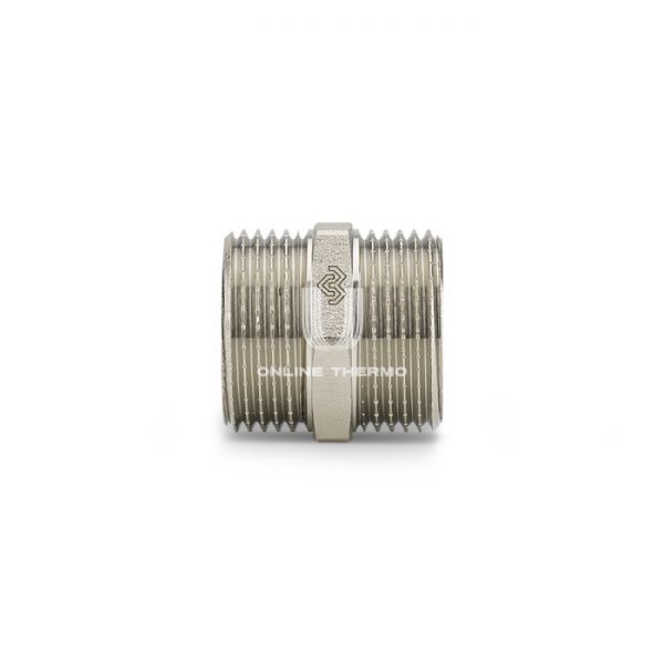Ниппель равносторонний Varmega 1/4", VMTF28-N000202, никелированный