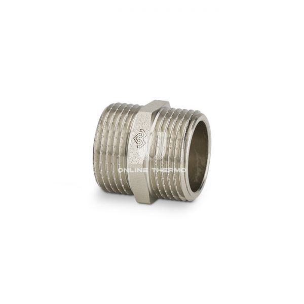 Ниппель равносторонний Varmega 3/4", VMTF28-N000505, никелированный