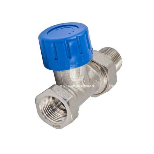 Термостатический клапан (терморегулятор) Vitron ТК.G1/2".Пр, 1/2" ВР-НР, прямой, без преднастройки