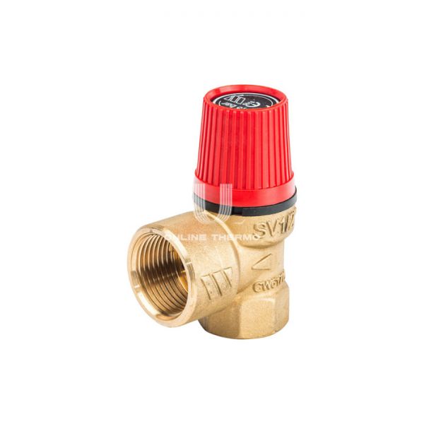 Клапан предохранительный (сбросной) Watts SVH 10004772 1"1/4х1"1/2" ВР, 1.5 бар, мембранный, для систем отопления