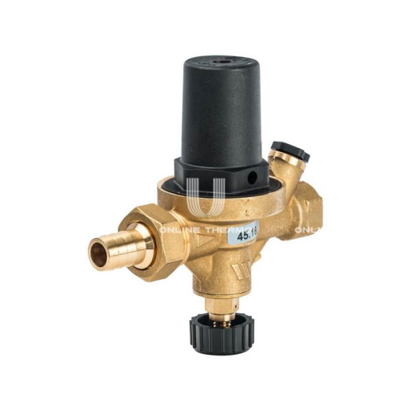 Автоматический подпиточный клапан Watts Alimat ALD 10004877 ВР-Штуцер 1/2", мембранный, со штуцером для шланга, без манометра