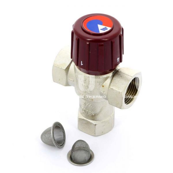 Термостатический смесительный клапан Watts Aquamix 10017418 DN20 ВР 3/4'', Kvs 1.9, PN10, 32-50°C