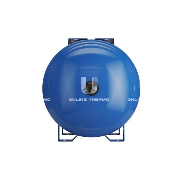 Гидроаккумулятор (расширительный бак) для водоснабжения Wester WAO50P, 50 л, cиний, горизонтальный, напольный, нержавеющий фланец