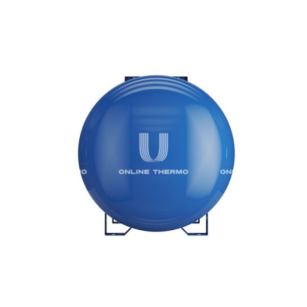 Гидроаккумулятор (расширительный бак) для водоснабжения Wester WAO80, 80 л, cиний, горизонтальный, напольный на ножках