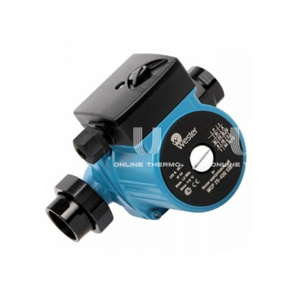 Насос циркуляционный Wester WCP 25-40G, 0-18-0015, база 130 мм, с гайками