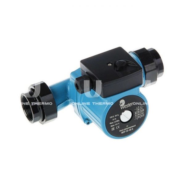 Насос циркуляционный Wester WCP 32-40G , 0-18-0020, база 180 мм, с гайками