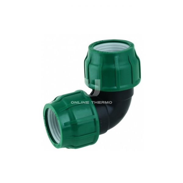 Угол ПНД Wester 0-18-7080, 32/90°, зеленый