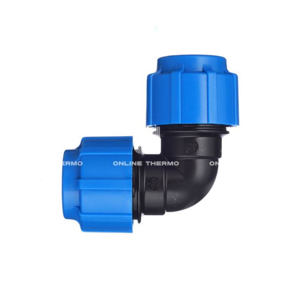 Угол ПНД Wester 0-18-7085, 32/90°, синий