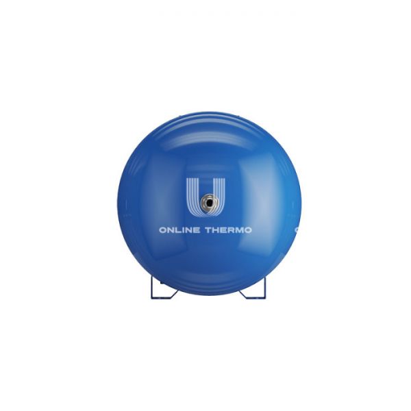 Гидроаккумулятор (расширительный бак) для водоснабжения Wester WAO150P, 150 л, cиний, горизонтальный, напольный, нержавеющий фланец