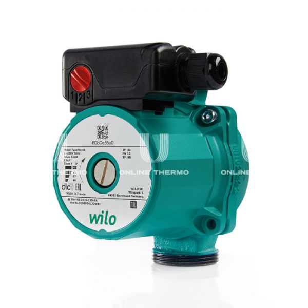 Циркуляционный насос Wilo STAR-RS 25/6-130, база 130 мм