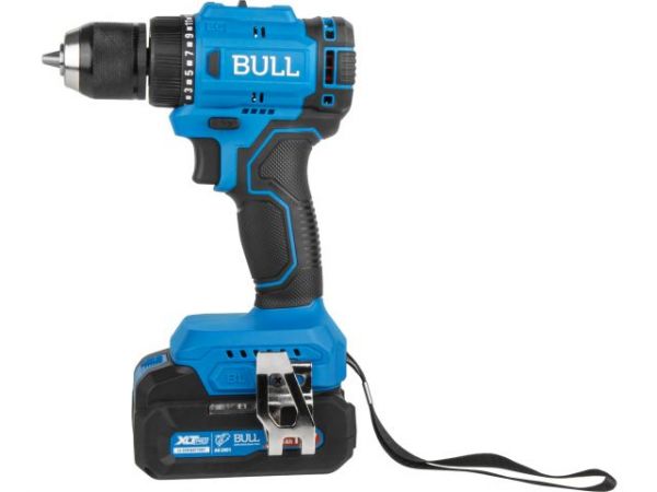 Дрель-шуруповерт BULL SR 1803 в чем. XLTpro БЕСЩЕТ., 2x2 А*ч, 18 В, 45 Н*м, БЗП 10 мм(шурупы до 10 мм)