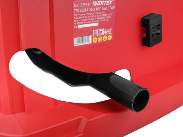 Станок распиловочный настольный WORTEX ETS 2521-1 в кор. 255 мм, 2000 Вт, 5000 об/мин(пропил (90°) - 85 мм, пропил (45°) - 63 мм; БЕЗ СТАНИНЫ, БЕЗ РАСШИРИТЕЛЕЙ)