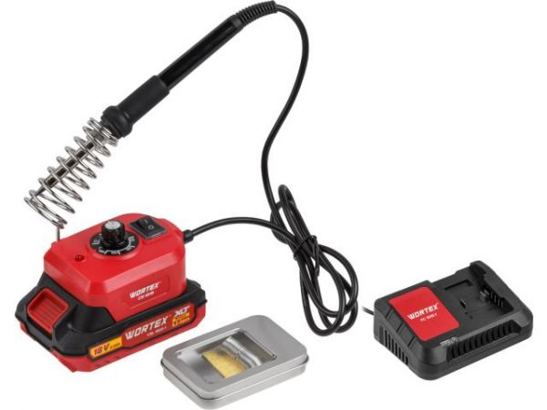 Паяльник WORTEX CSI 4018 в кор. ALL1 XLT SET(18 В, 280 - 480 С, с АКБ и З/У)