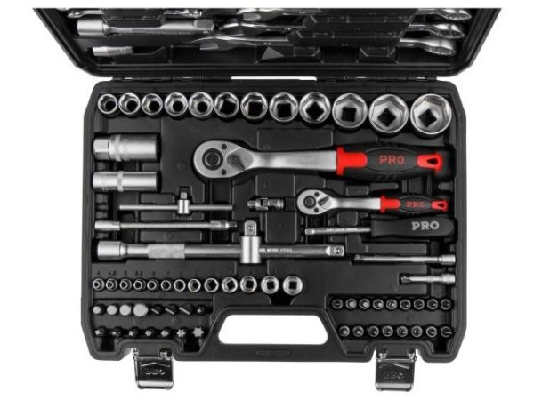 Набор головок и ключей 82пр. 1/4',1/2' PRO STARTUL STUTTGART (PRO-082S)(6 граней)