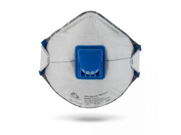 Респиратор JETA SAFETY JM-8628 формов. с клап. FFP2 (до 12 ПДК)(с угольным фильтром, без индивидуальной упаковки)