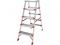 Лестница-стремянка алюм. двухст. 110 см 5 ступ. 7,5кг NV 3127 Новая высота(Макс. нагрузка - 225 кг.)