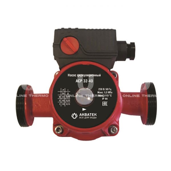 Насос циркуляционный Акватек ACP 32-40, 0-18-0202, база 180 мм, с гайками