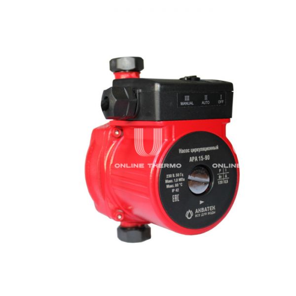 Насос повысительный Акватек АPA 15-90, 0-18-0220, база 160 мм, с гайками