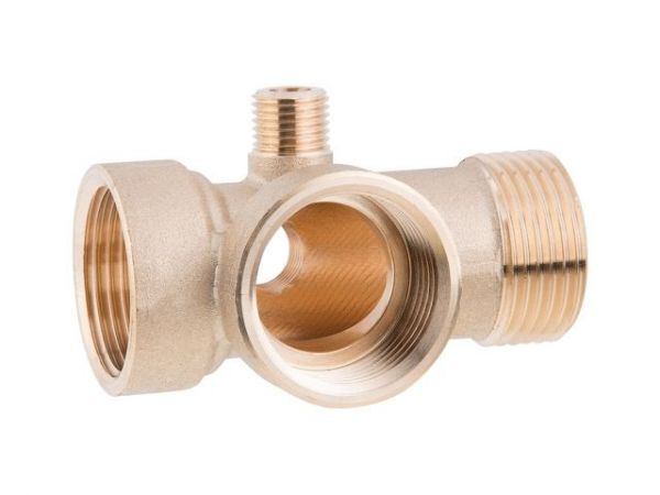 Муфта пятиходовая 1' вн. х 1' вн. х 1' нар. х 1/4' нар. Х 1/4' вн. 80мм, AV Engineering (инд. упак.)(Пятиходовой распределитель)