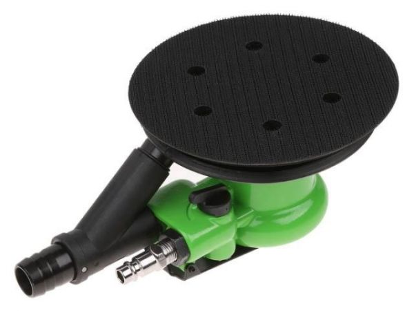 Пневмошлифмашина эксцентриковая ECO ASP12-150V(150 мм / 6'; Эксцентр.: 5 мм; 10 000 об/мин; 180 л/мин; вакуум.пылеотвод)