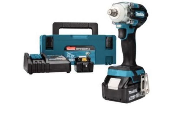 Ударный гайковерт MAKITA LXT DTW300SF1J MAKPAC(18.0 В, 1 акк., 3.0 А/ч Li-Ion, посадочн. квадрат 1/2 ', 330 Нм)