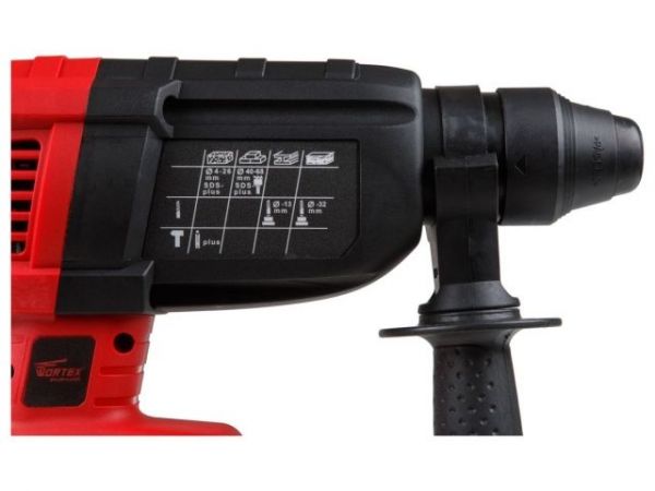 Перфоратор WORTEX CRH 1824-2 в кор. ALL1 XLT SOLO БЕСЩЕТ., 18 В, 2.6 Дж, 26 мм(вес 2.4 кг, 4 режима)