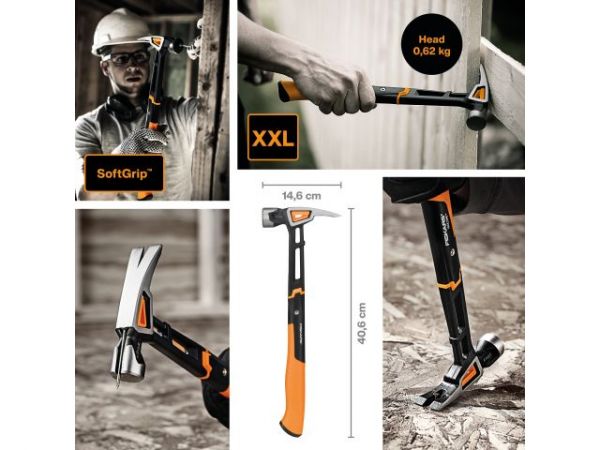 Молоток столярный XXL 22/16 FISKARS