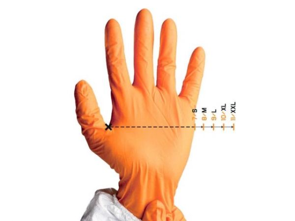 Перчатки КЩС тип 2 р-р 10(XL) К50 Щ50 (инд. уп.) JETA SAFETY