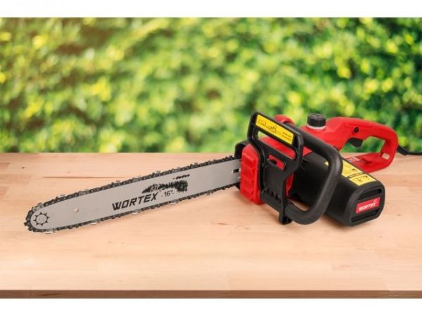 Пила цепная электрическая WORTEX LX EC 4020-1 F шина 40 см (16'), 3/8' LP, 1.3 мм(1400 Вт, 10,5 м/с, 40.6 см, 3/8', 1.3 мм, 57 звеньев, автосмазка, тормоз выбега цепи)