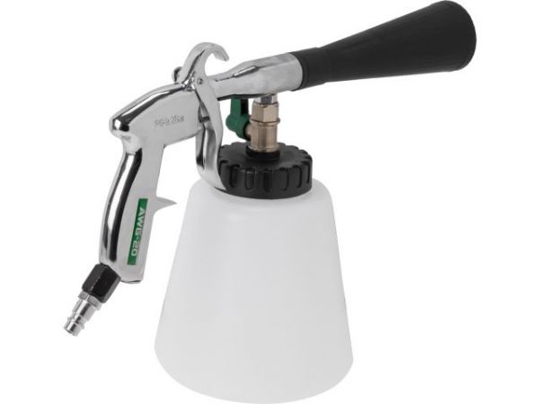 Пистолет моечный пневматический ECO AWG-20 (для химчистки)(ТОРНАДОР; 160 л/мин; бак: 1000 мл; 4-8 бар)