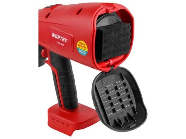 Краскораспылитель WORTEX CPS 1810 в кор. ALL1 XLT SOLO 18В, 700 мл/мин, 1 л бак(18 В, БЕЗ АКБ И ЗУ, 700 мл/мин, 1 л бак, 2.6 мм сопло, 50 DIN)