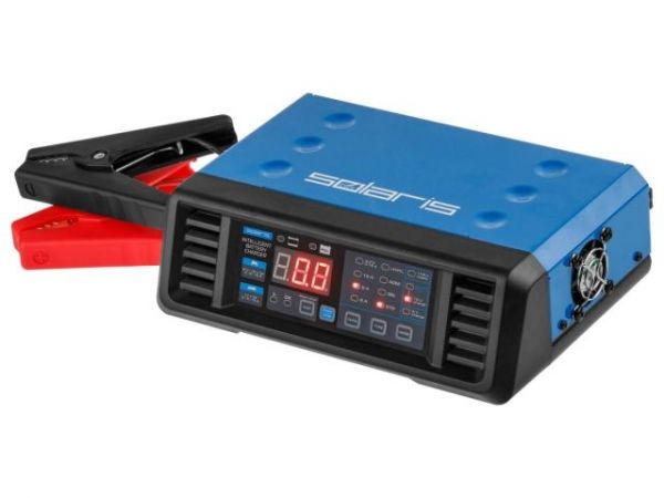 Зарядное устройство Solaris CH-161 Digital  Зарядное устройство Solaris CH-161 Digital(6 В / 12 В; 15 А; до 300 А*ч; 9-ступенч.инверт.; Boost 75 A; тест генератора)