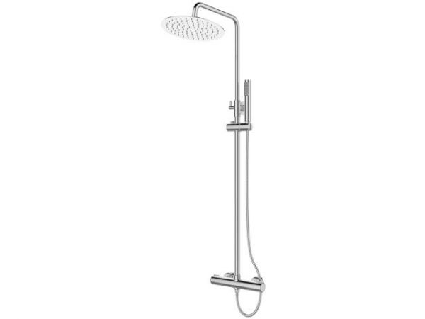 Душевая термостатическая система (Lt), серия THS хром, AV Engineering(Излива нет, лейка и шланг в комплекте)